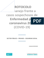 Actualización Protocolo COVID 19 5 Marzo 2020