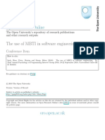 The Use of MBTI in Software Engineering PDF