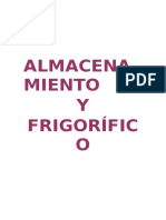 Almacenamiento y Frigorifico 2