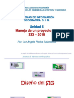 Diseño de SIG y bases de datos geográficas