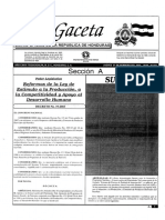 2003 - GACETA - Decreto #19-2003 Reforma ACPV y TCO