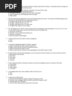 PIAA Baseball test 2015