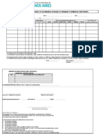 DECLARACION JURADA HORARIOS Hoja Oficio