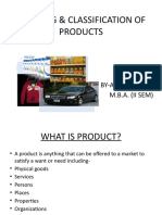 Meaning & Classification of Products