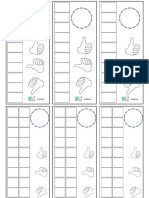 Plantilla Dictado Numeros PDF