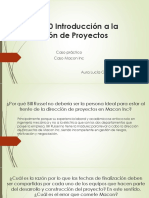 DD070 Introducción A La Gestión de Proyectos-Caso Práctico