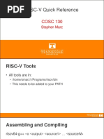 RISC-V Quick Reference