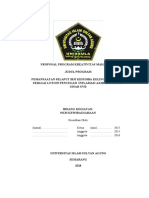 Proposal Program Kreativitas Mahasiswa