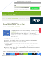 Excel XLOOKUP Function - My Online Training Hub