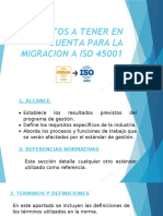 Puntos A Tener en Cuenta para La Migracion