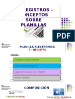 T - Registros - Conceptos Sobre Planillas - Ponente