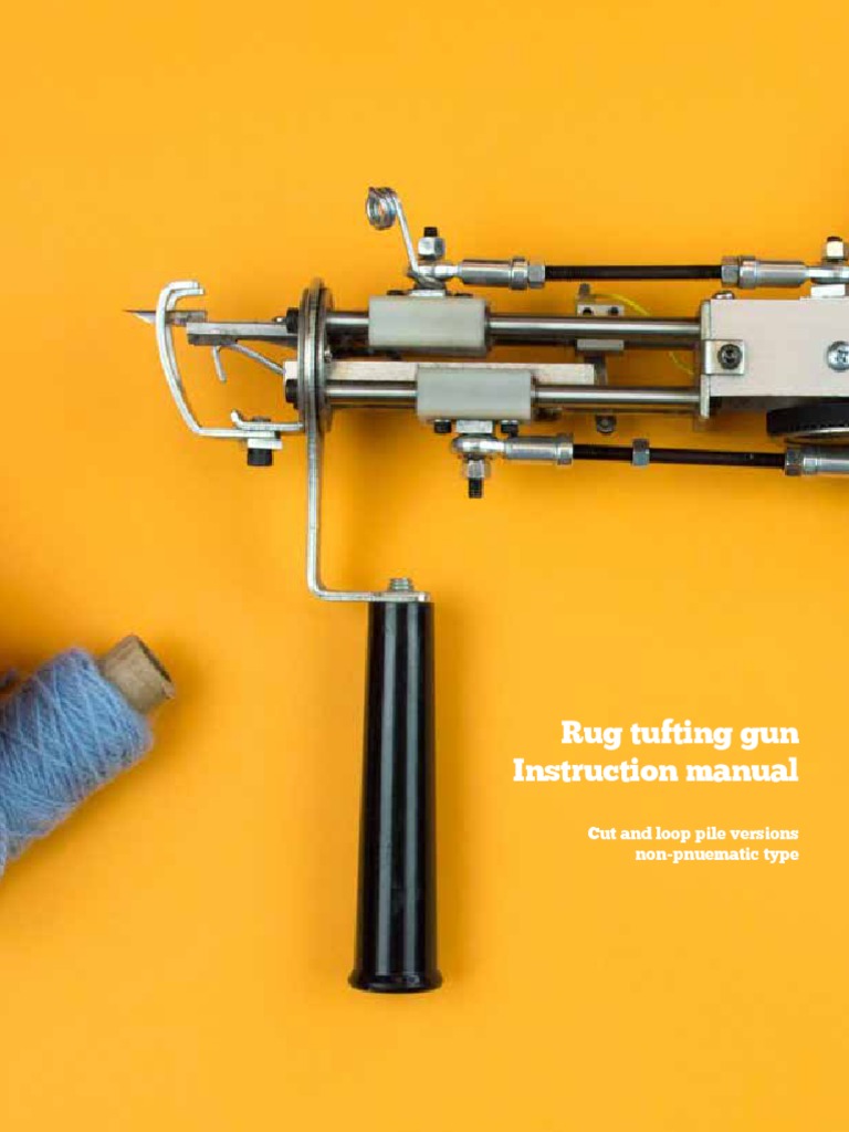 Tufting Gun User Manual PDF Carpet Mains Electricity