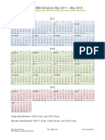 2011 2013 Weekend MBA Calendar