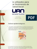 Índices epidemiológicos para evaluar la salud bucal