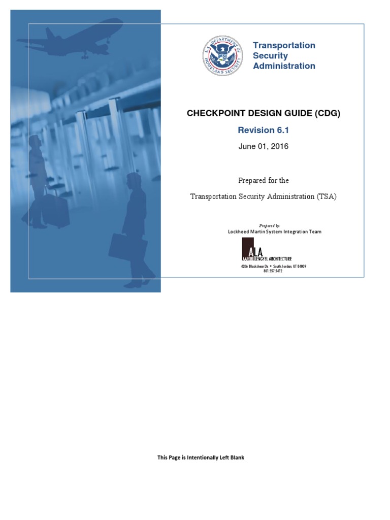 TSA Checkpoint Guidelines PDF PDF Transportation Security