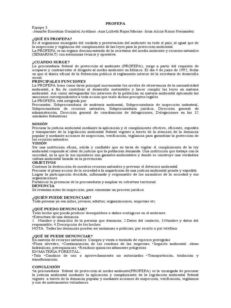 Exposicion Profepa | PDF | Esfera pública | Gobierno