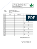 Daftar Hadir Kaji Banding