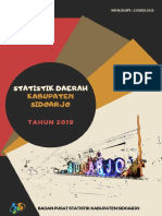 Statistik Daerah Kabupaten Sidoarjo Tahun 2019