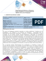 Syllabus  del curso Pedagogía (Nuevo curriculo Resol. 5218) Edwin