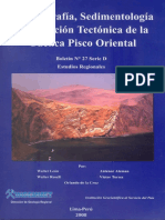 Estratigrafía Sedimentología y Evolución Tectónica de La Cuenca Pisco Oriental 2008 PDF