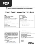 Download Debate Games and Activities Guide by Steven Comstock SN45149810 doc pdf