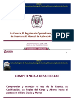 Unidad Ii La Cuenta, Registro de Operaciones, Catálago de Cuentas y Manual de Aplicación de Cuentas