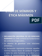 Ética de Mínimos y Ética Máximos