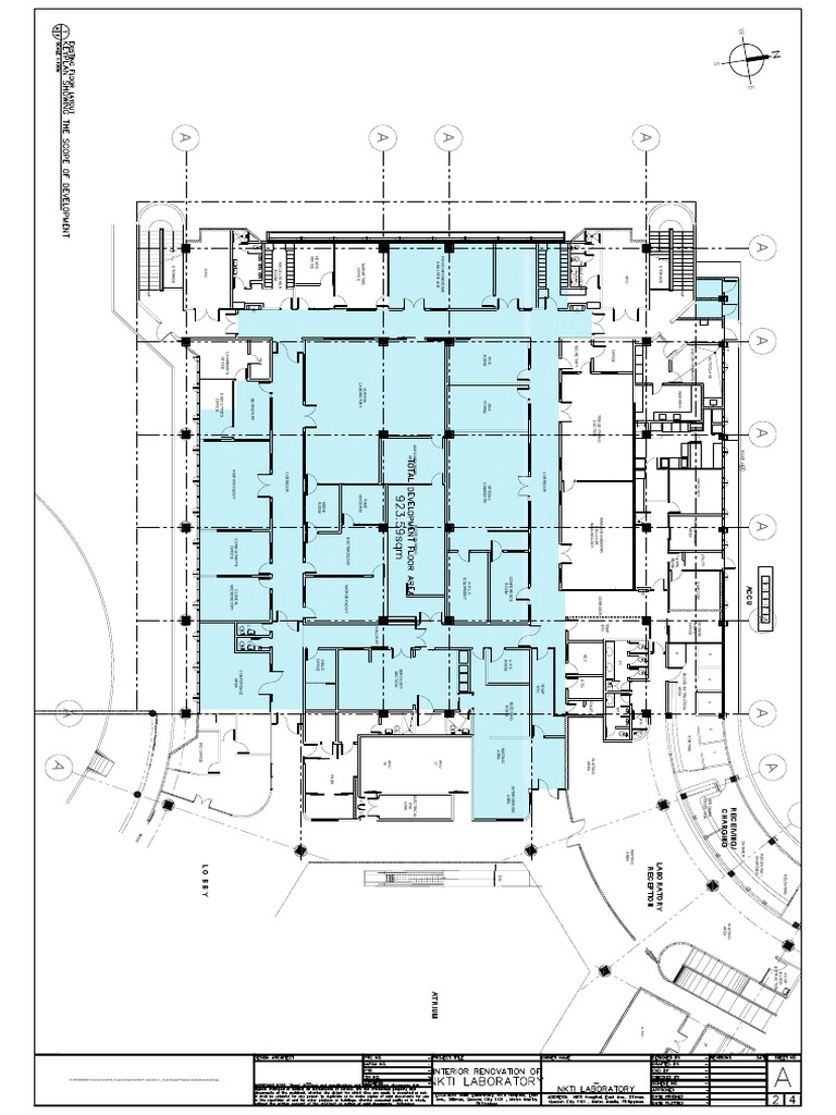 NKTI Laboratory Floor Plan Overview | PDF | Laboratory Techniques ...