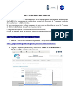 Aviso - Pago Inscripciones - Reincripciones - Itspr - 2019