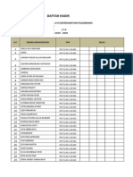 DAFTAR HADIR