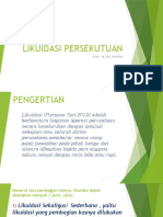 LIKUIDASI PERSEKUTUAN