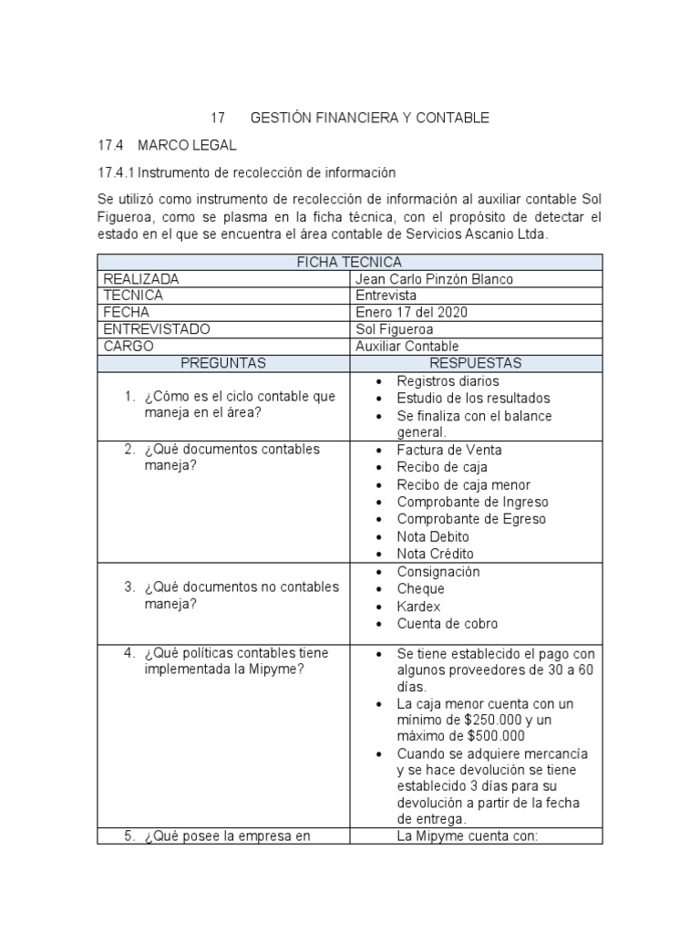 17gestión Financiera y Contable | PDF | normas internacionales de ...