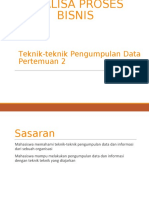 ANALISIS PROSES BISNIS Materi 2