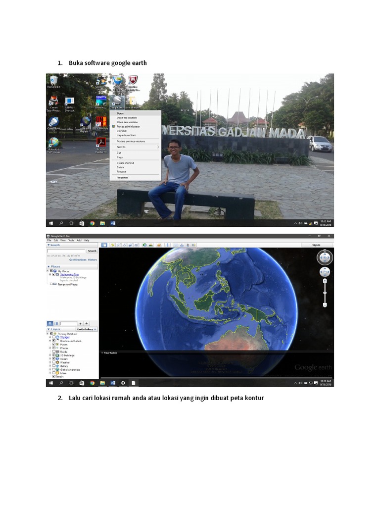 Cara Membuat Peta Kontur di Google Earth | PDF