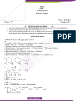 ICSE Class 4 Maths Sample Paper