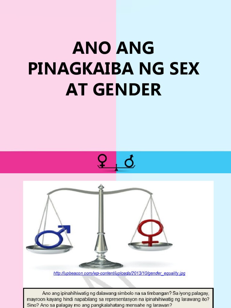 Pagkakatulad Ng Babae At Lalaki Sa Mga Gawain