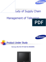 Market Study of Supply Chain Management of Television