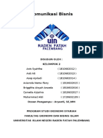 Makalah Komunikasi Bisnis 3 BAB (Kel.2)