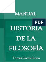 Manual Historia de La Filosofia GARCIA LUNA PDF