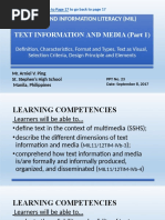 Text Information and Media Part1