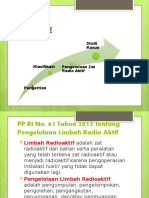 Pengelolaan Limbah Radio Aktif