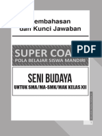 Pembahasan Super Coach Seni Budaya XII