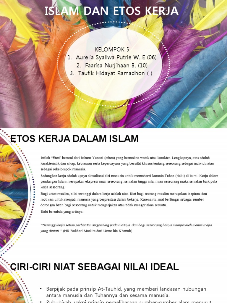 Etos Kerja  PDF