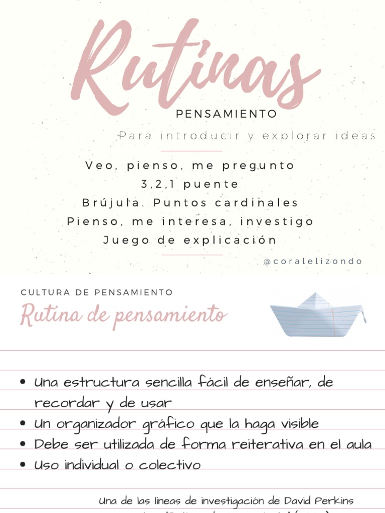 Rutinas para Introducir Ideas PDF | PDF | Metáfora | Analogía