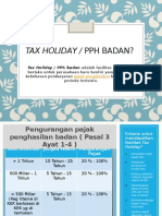 Tax Holiday, Tax Allowances