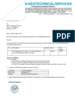 Quotation Soil Testing