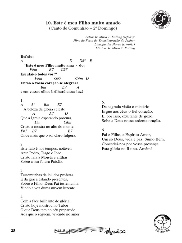 Este É Meu Filho Muito Amado | PDF | Textos Religiosos | Religión y ...