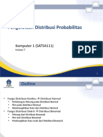 Inisiasi 7 Pengelolaan Distribusi Probabilitas