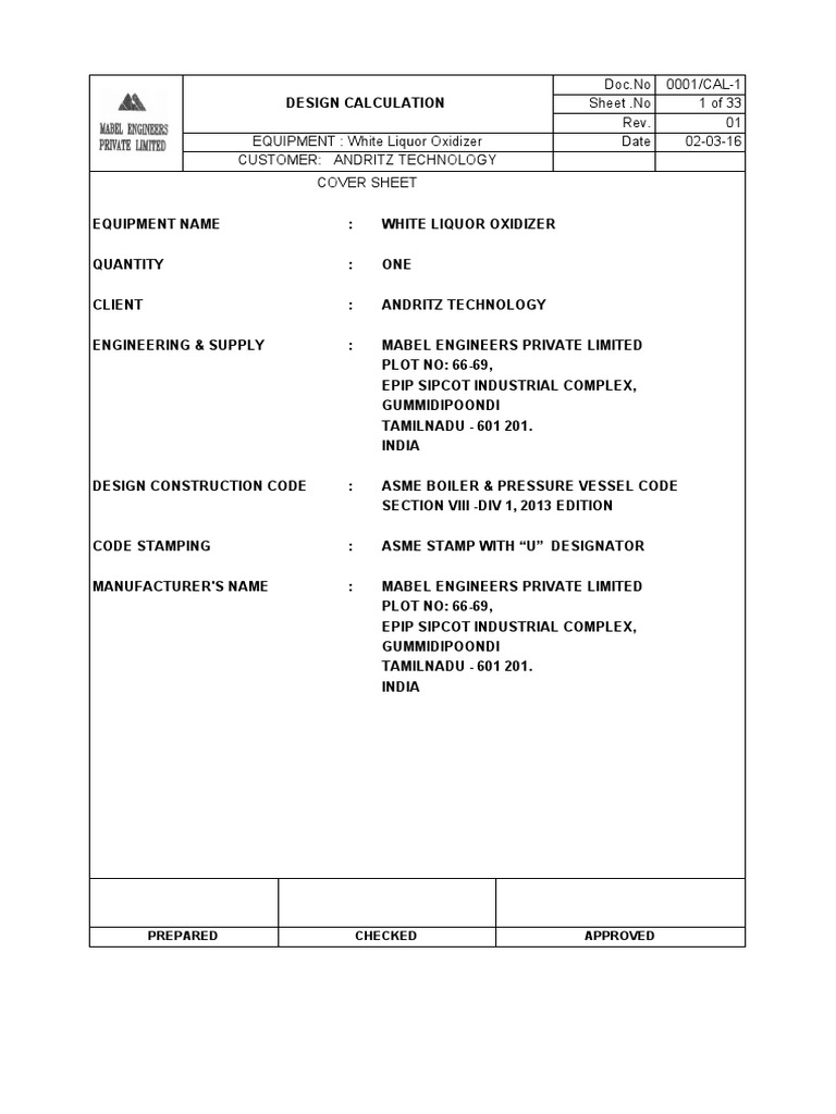Manu Cal 6-Modified Rev 01 | PDF | Pressure | Mechanical Engineering