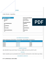 Requisitos para trato directo en contratación de servicios